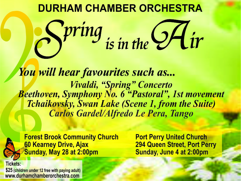'Spring is in the Air' DURHAM CHAMBER ORCHESTRA