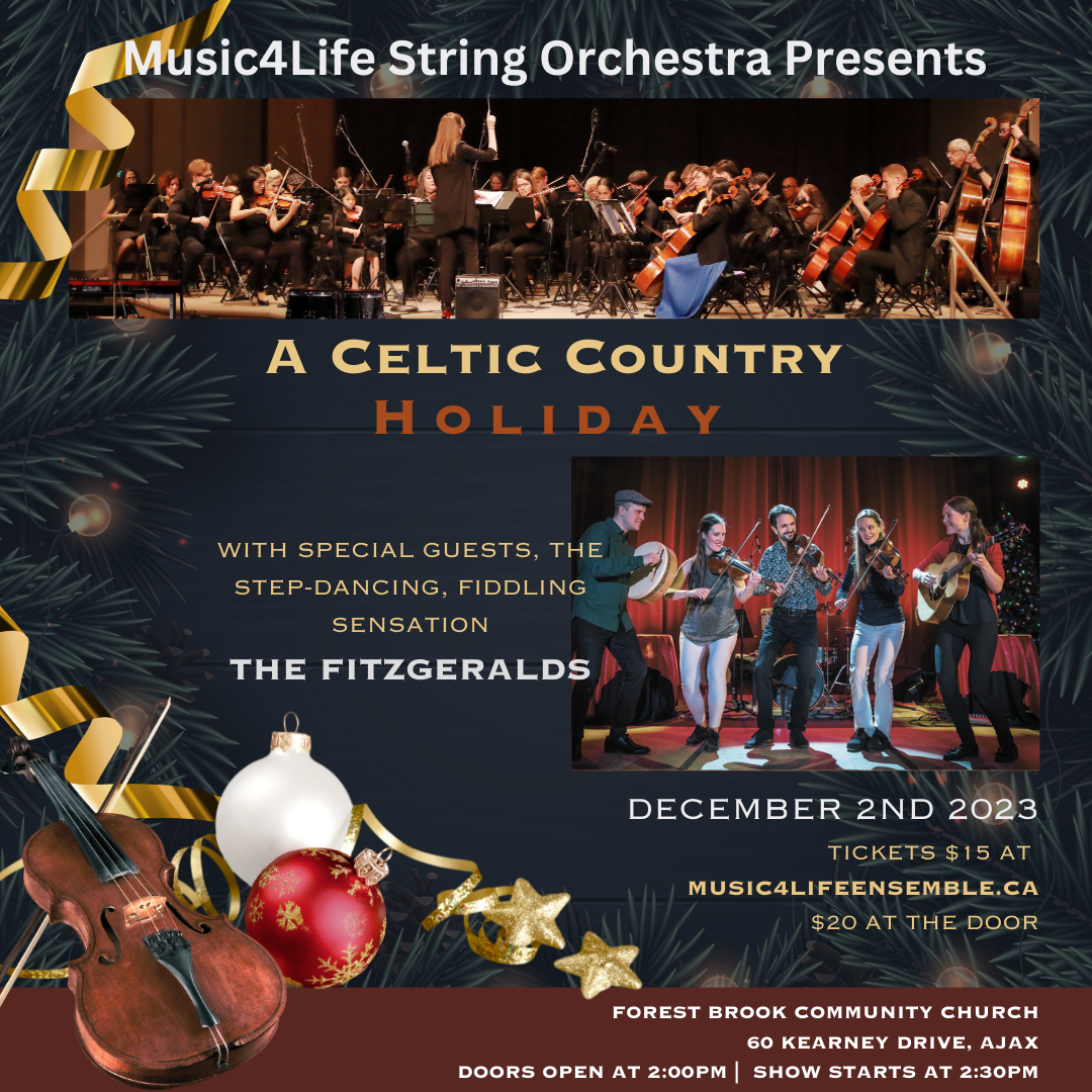 Music4Life String Orchestra presents A Celtic Country Holiday